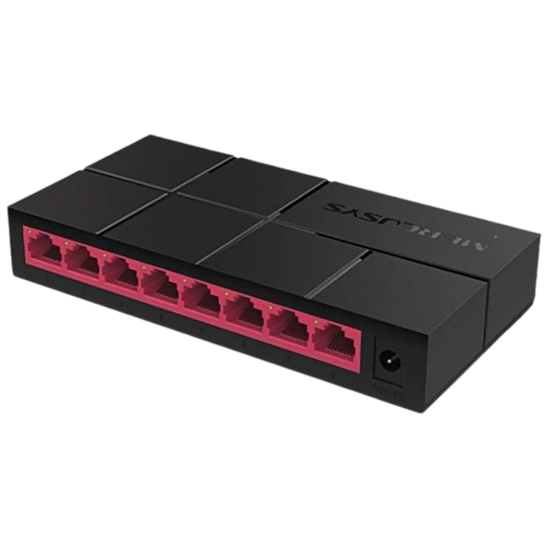Mercusys MS108G 8 Puertos Gigabit Negro - Switch