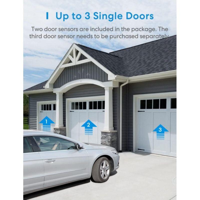 Abridor de puerta de garaje inteligente Meross MSG200 (HomeKit) con soporte hasta para 3 puertas