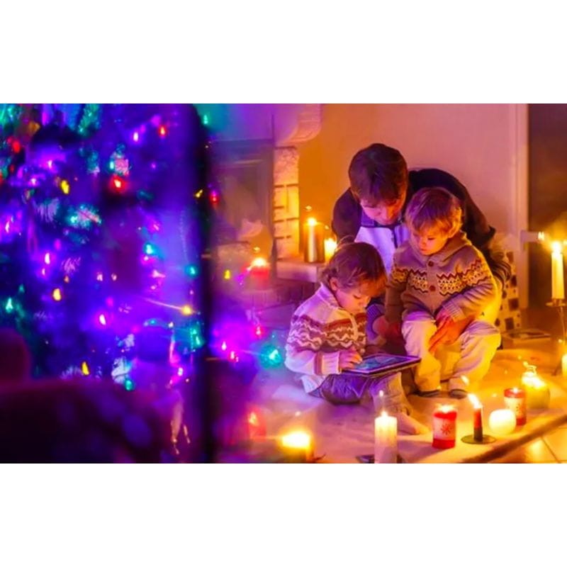 Éclairage de Noël avec les Bandes LED RGB Meross MSL320 2x5m