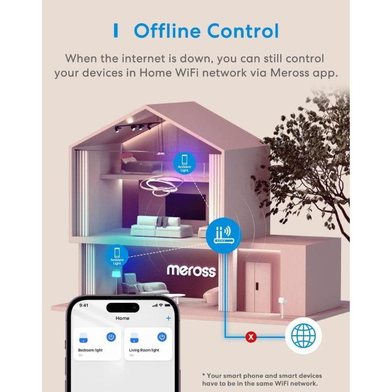 Meross MSL430 - Lámpara inteligente con y sin wifi