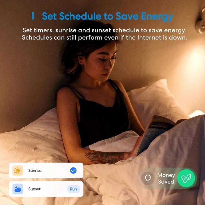 Meross MSS510X 1 Canal HomeKit Blanco - Interruptor Inteligente modo ahorro