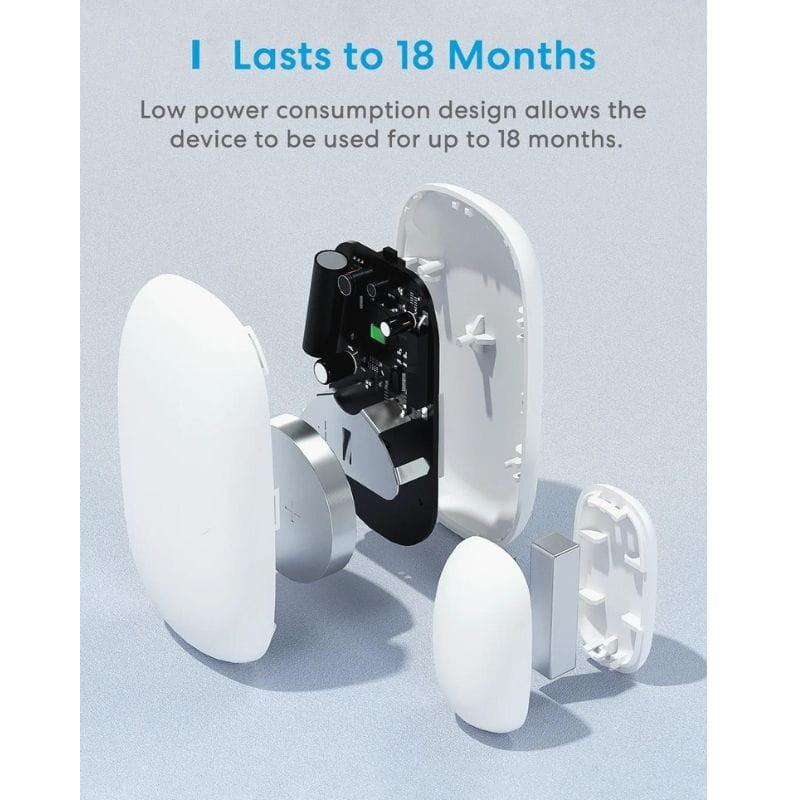 Meross MS200H HomeKit Blanco - Sensor de puertas y ventanas partes