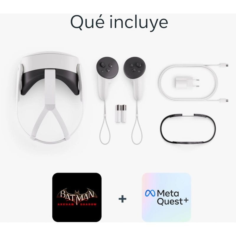 Conteúdo de Meta Quest 3S 256GB Branco - Óculos de Realidade Virtual