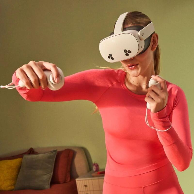 Poderoso Meta Quest 3S 256GB Branco - Óculos de Realidade Virtual