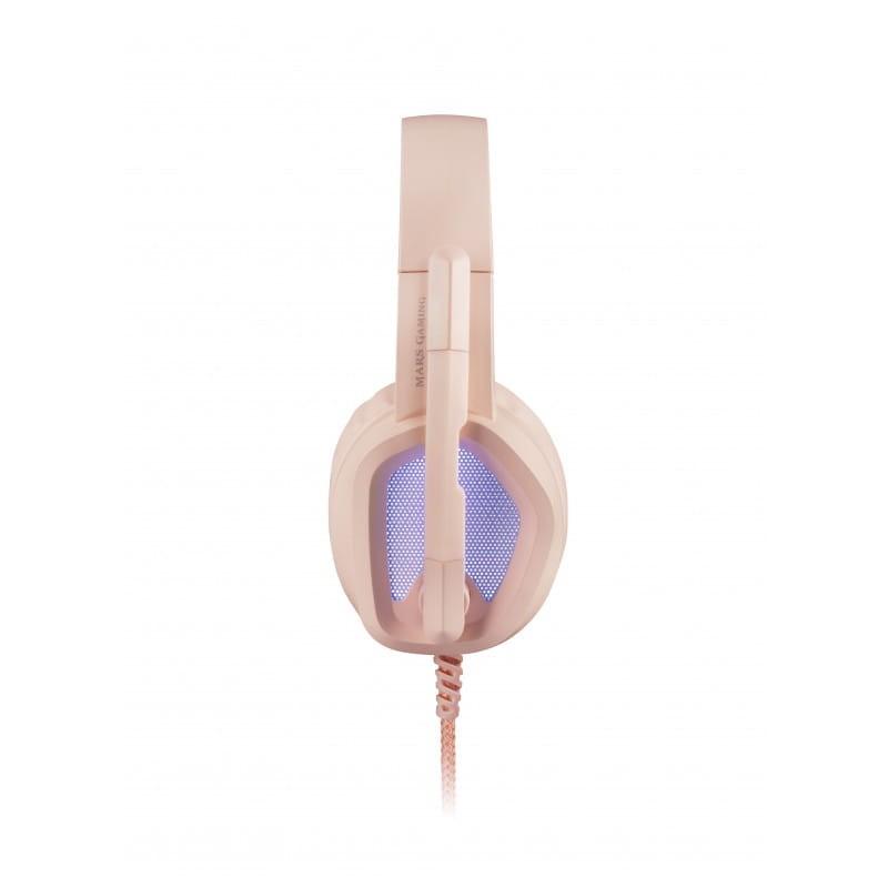 Mars Gaming MH320 Rosa -  Auriculares Gaming imagen lateral