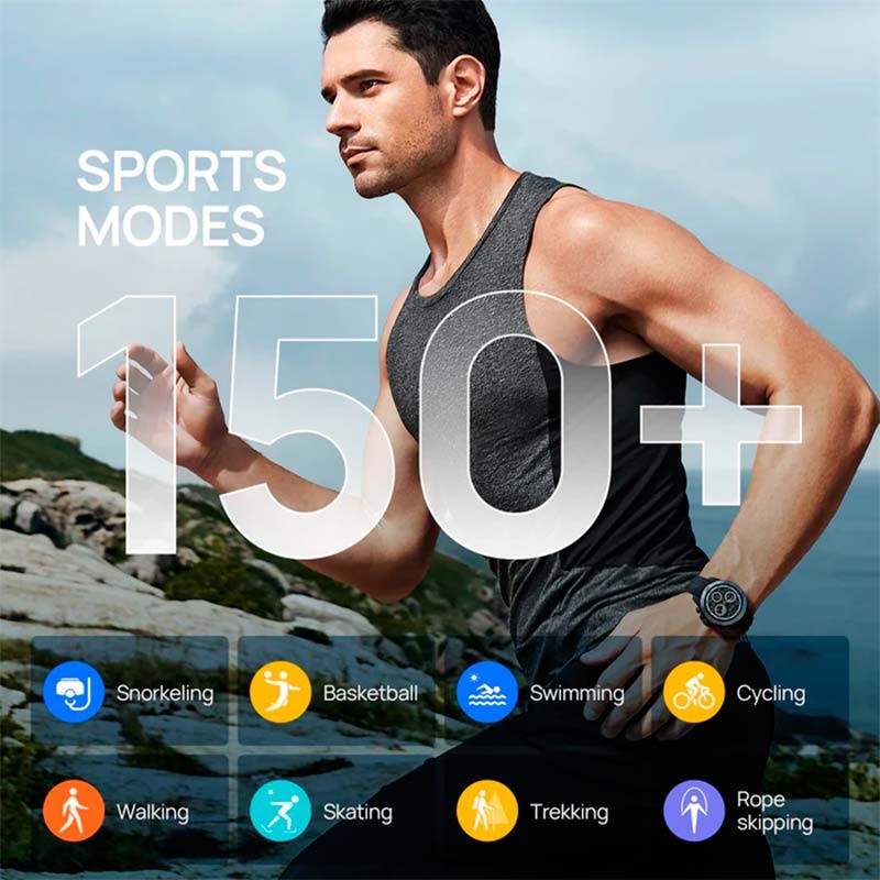 Mibro GS Explorer Blanc - 150 modes sportifs