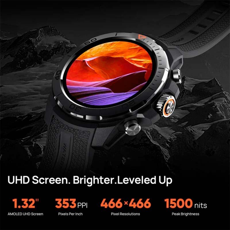 Mibro GS Explorer Blanc - écran AMOLED