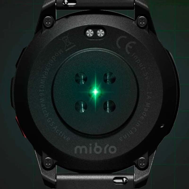 sensor óptico del Reloj inteligente Mibro Watch GS Active Blanco
