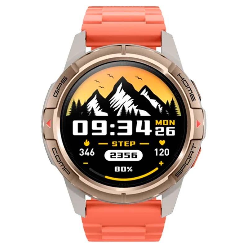 vue frontale de la Montre intelligente Mibro Watch GS Active Or