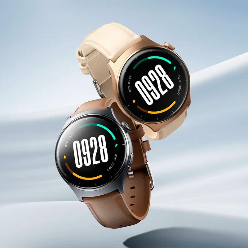 Mibro Watch Lite 3 Dourado - fotografia real