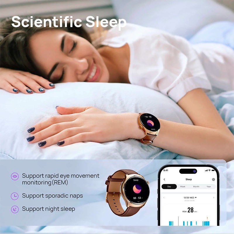 Mibro Lite 3 Pro verde - monitorización del sueño