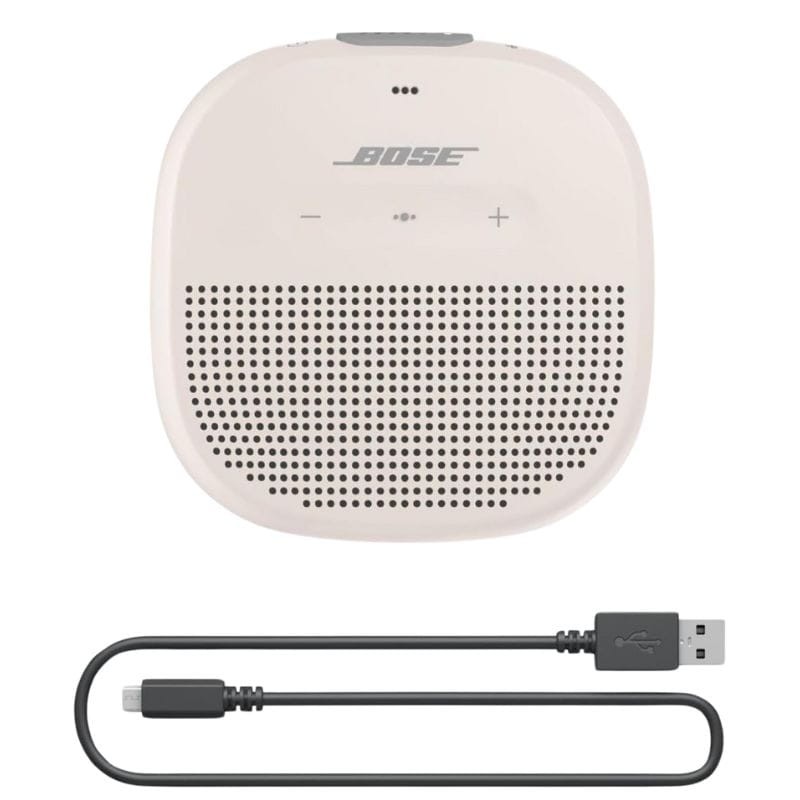 Bose SoundLink Micro White - Altifalante Bluetooth com cabo de carregamento