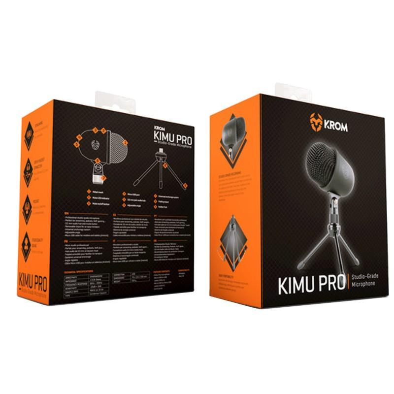 Micrófono Krom Kimu Pro  Profesional - caja del producto