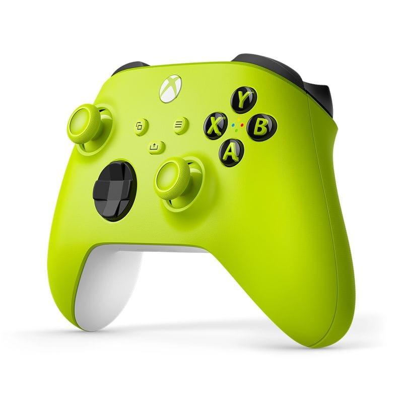 Frontal de Microsoft XBOX QAU-00022 Wireless Controller Verde - XBOX Gamepad