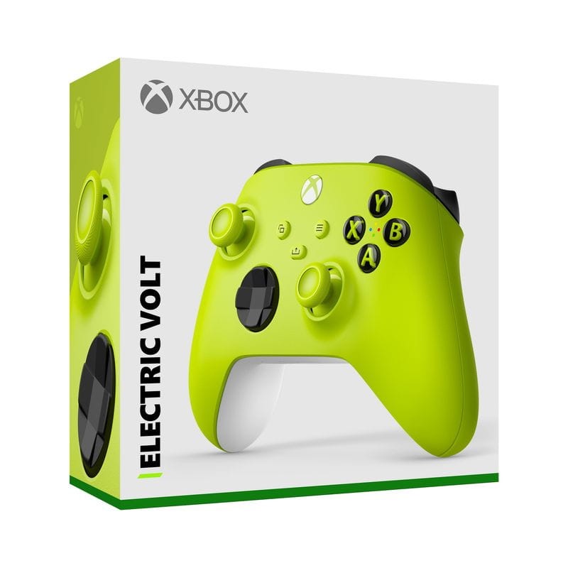 Caixa de Microsoft XBOX QAU-00022 Wireless Controller Verde - XBOX Gamepad