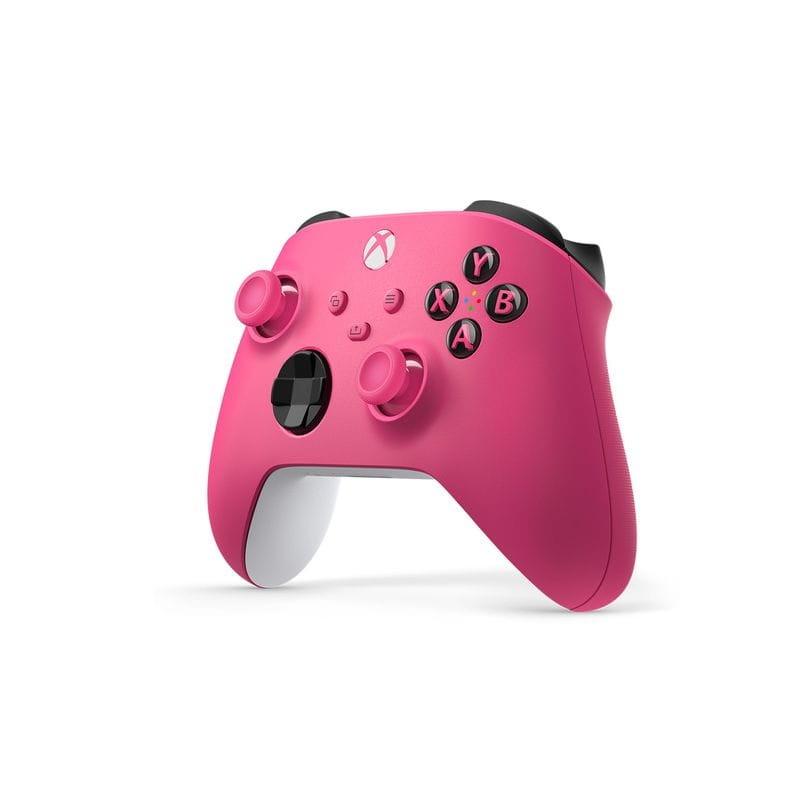 Frontale de Manette sans fil Microsoft XBOX QAU-00083 Rose - Manette XBOX