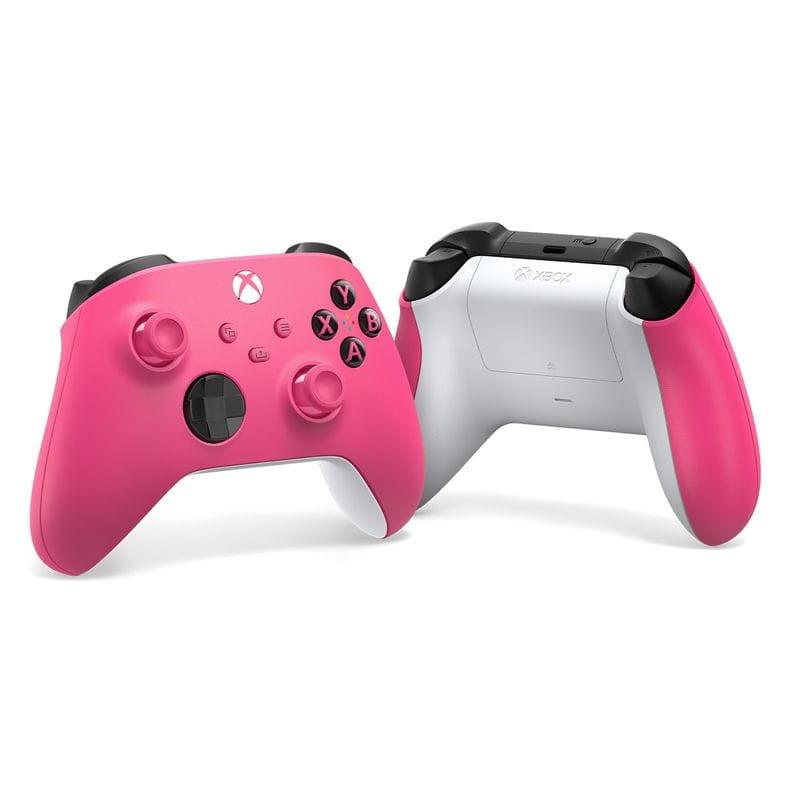 Arrière de Manette sans fil Microsoft XBOX QAU-00083 Rose - Manette XBOX
