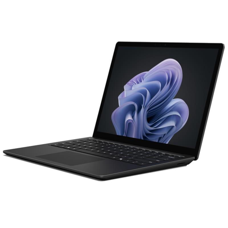 Microsoft Surface Laptop 6 Intel Core Ultra 5 135H/16GB/256GB/W11 Pro Preto - Vista frontal do portátil 13.5