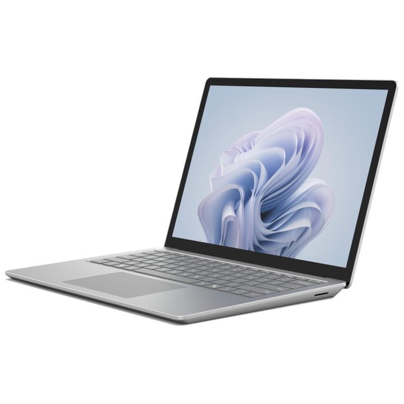 Microsoft Surface Laptop 6 Intel Core Ultra 7 165H/32GB/512GB/W11 Pro Platinum - Vista frontal do portátil 13.5