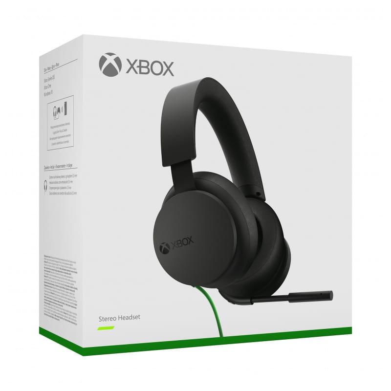 Microsoft Xbox Stereo Headset Black - Gaming Headset image de la boîte