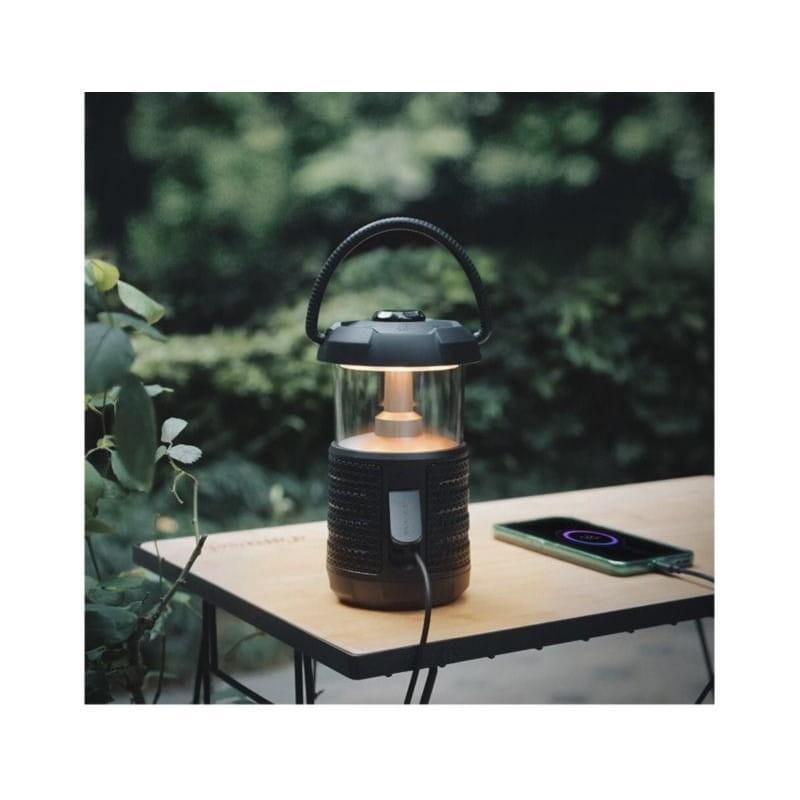 Fonction de chargeur de téléphone du Haut-parleur portable Mifa Wild Camping Bluetooth Lanterne LED Noir