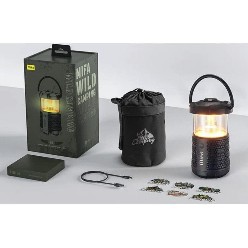 Contenu de la boîte du Haut-parleur portable Mifa Wild Camping Bluetooth Lanterne LED Noir