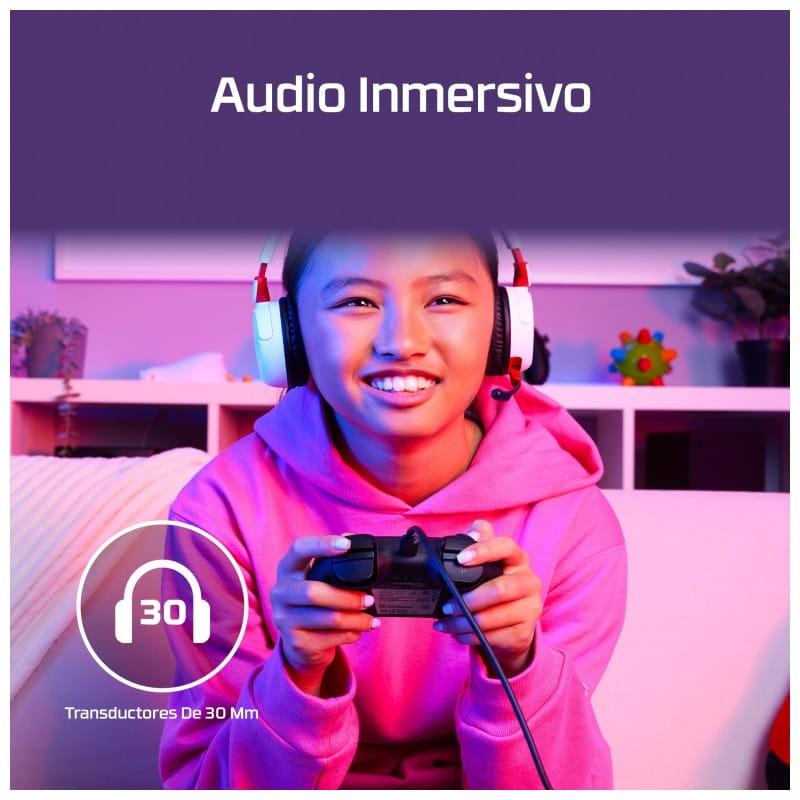 HyperX Cloud Mini : Autonomie de 25 - 85 dB - Multi-plateforme sécurisée