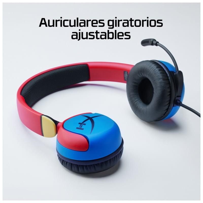 Auscultadores HyperX Cloud Mini: Drivers de 30 mm - Multiplataforma - giratórios