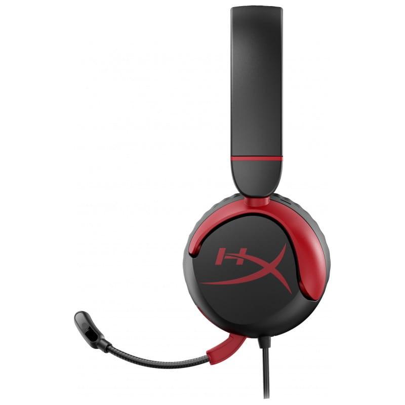 Casque HyperX Cloud Mini : Pilotes 30 mm - Multiplateforme - Image de profil du microphone rétractable