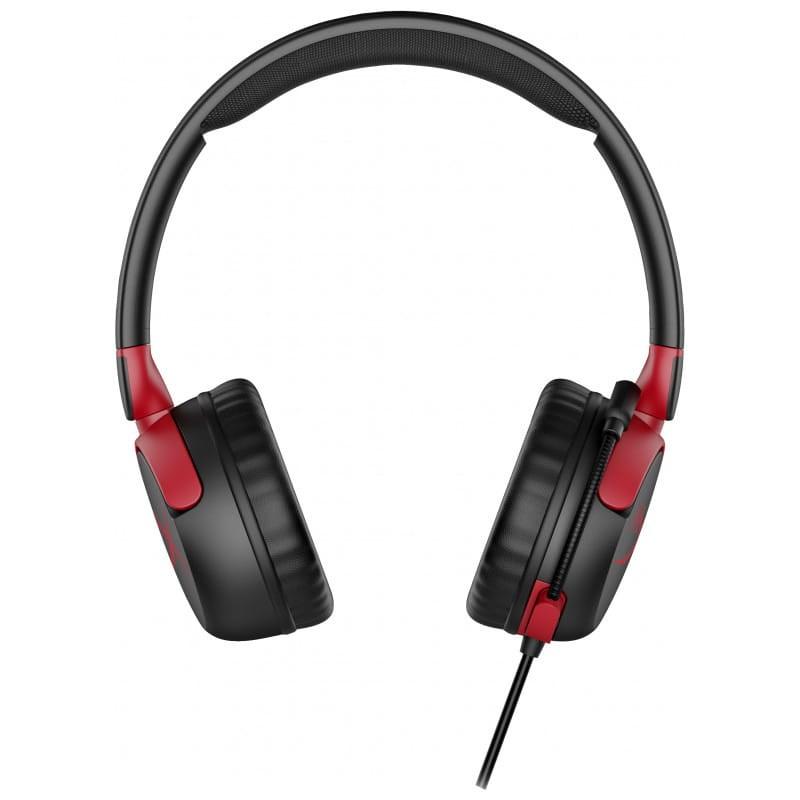 Casque HyperX Cloud Mini : Transducteurs 30 mm - Multiplateforme - Image avant du microphone rétractable