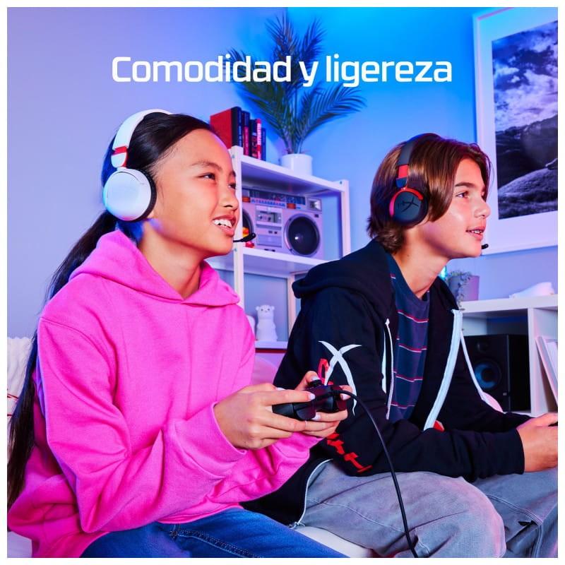 Casque HyperX Cloud Mini : Transducteurs 30 mm - Multiplateforme - Microphone Confort Rétractable