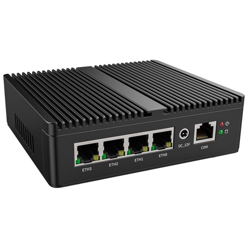 Mini PC G30B Intel N5105  i226 V3/8GB/256GB Firewall Router Fanless 2.5GbE - Mini PC - Frontal