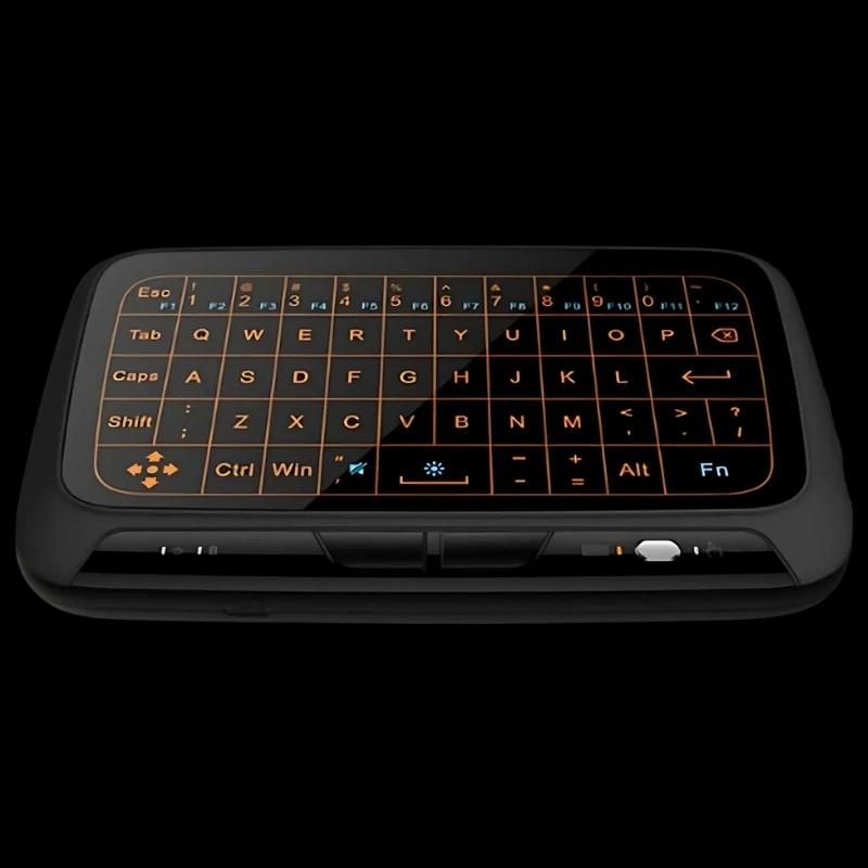 Mini teclado inalámbrico H18 Plus Táctil retroiluminado