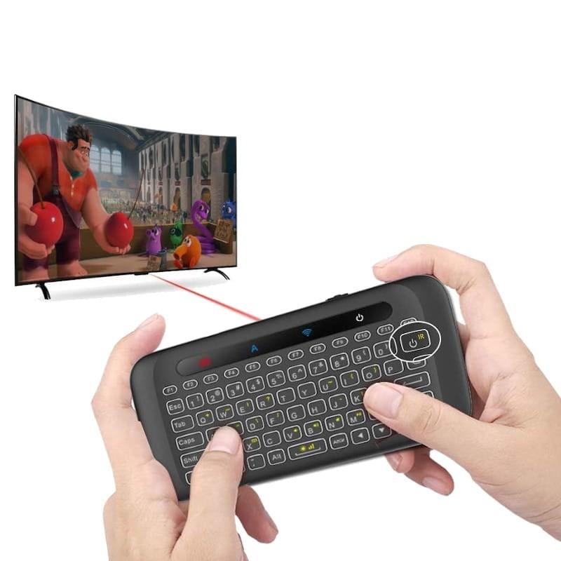 Mini teclado sem fio H20 Retroiluminado - Controle