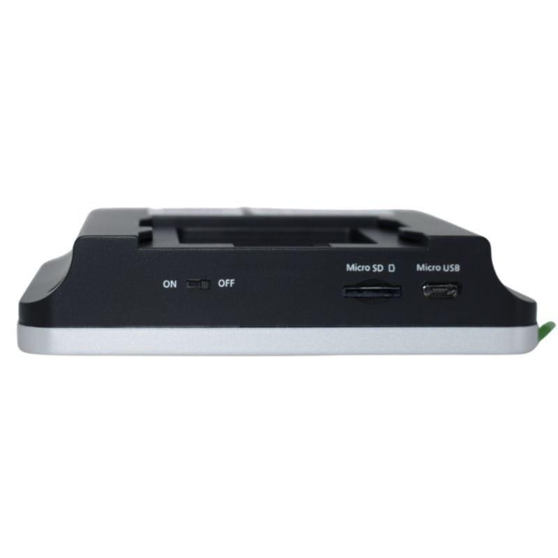 Vista de perfil de la Mirilla digital Escam C88