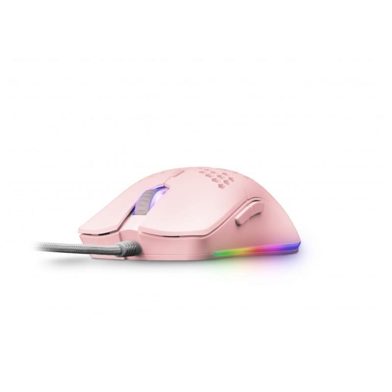 Mars Gaming MMAX RGB 12400 DPI Pink - Parte frontal do rato para jogos
