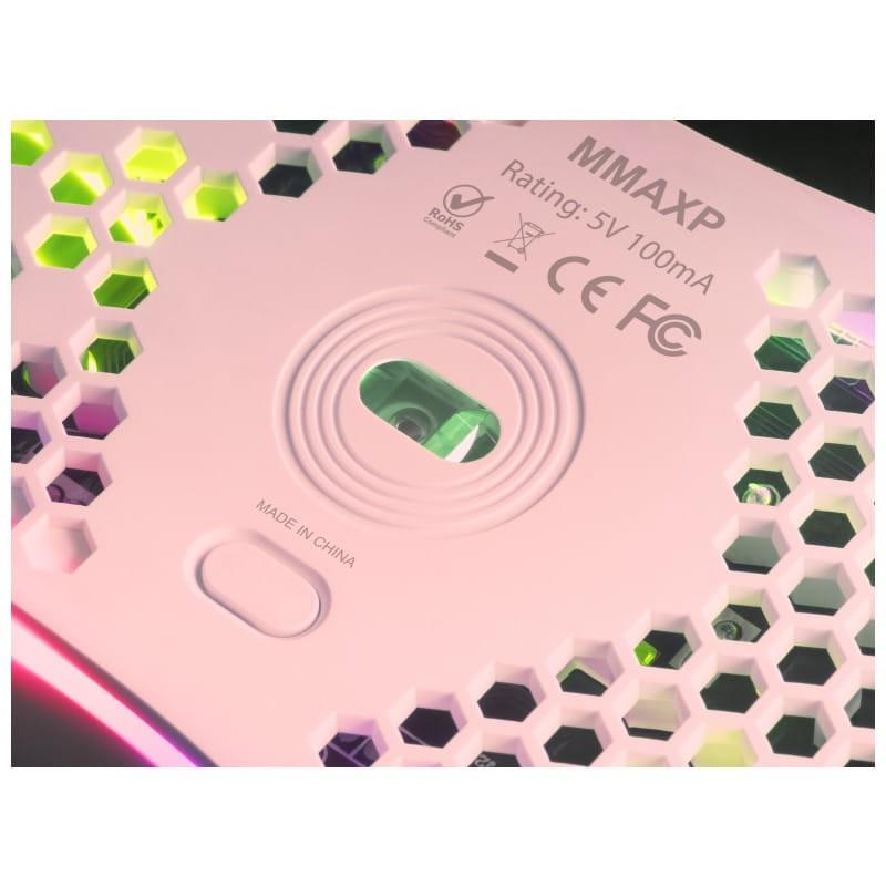 Mars Gaming MMAX RGB 12400 DPI Pink - Detalhes do sensor ótico do rato para jogos