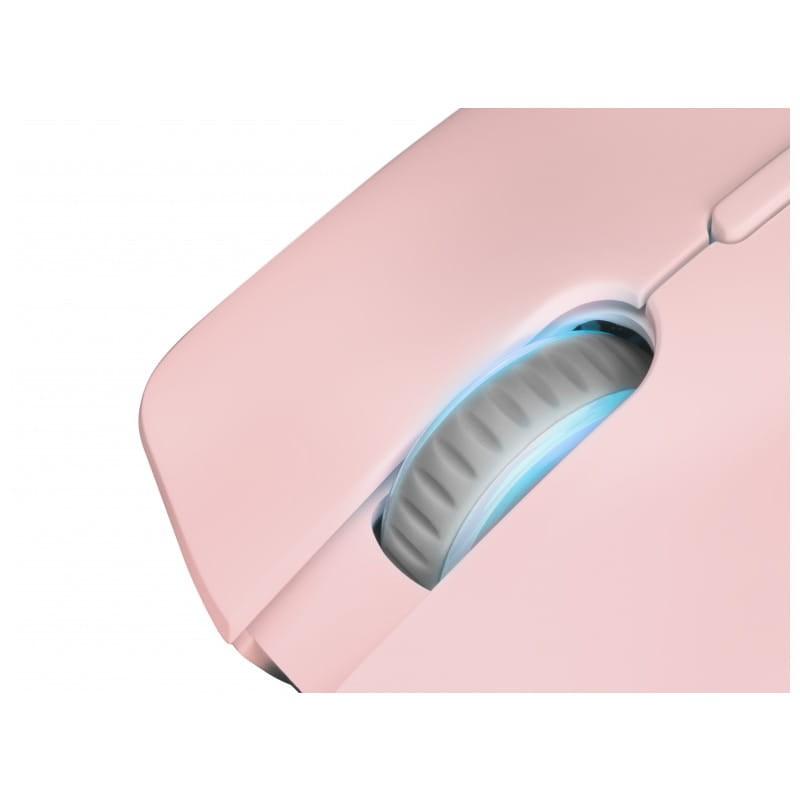 Mars Gaming MMAX RGB 12400 DPI Pink - Detalhes da roda do rato para jogos