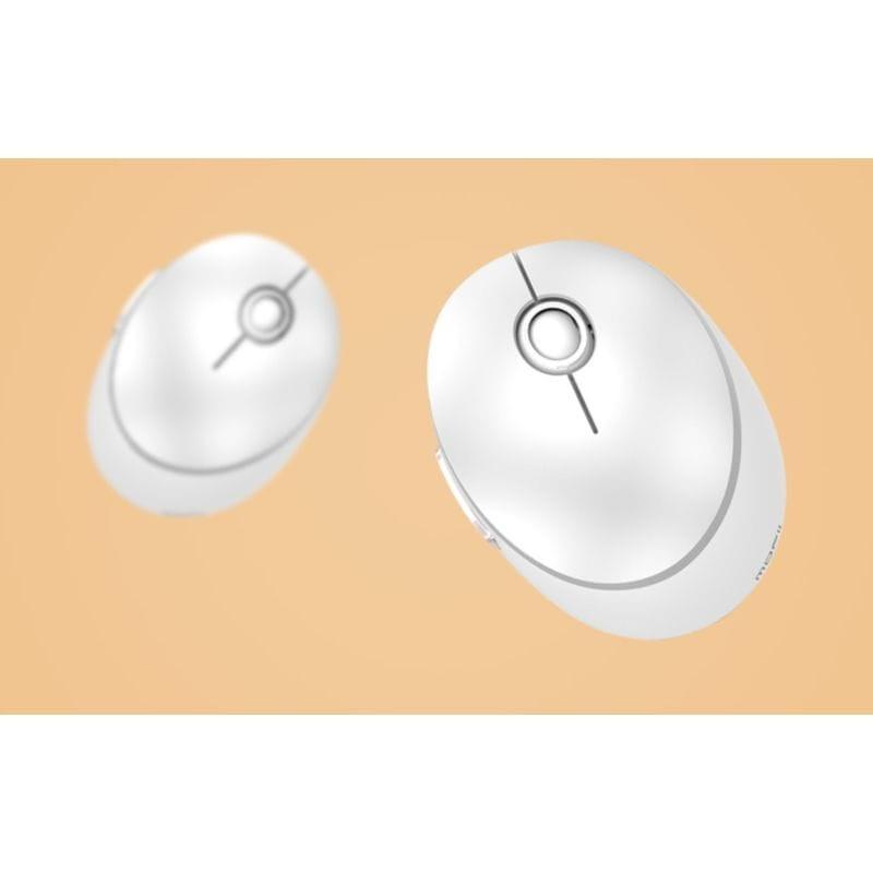 Vista múltipla do mouse óptico MOFII Sweet Branco