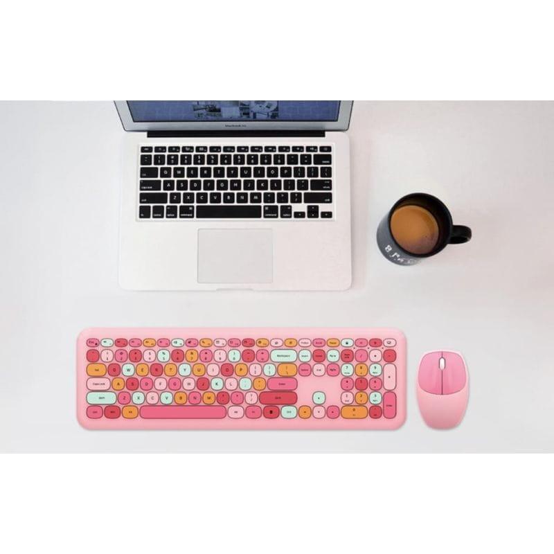 Vue du dessus du Set MOFII 666 2.4G Rose