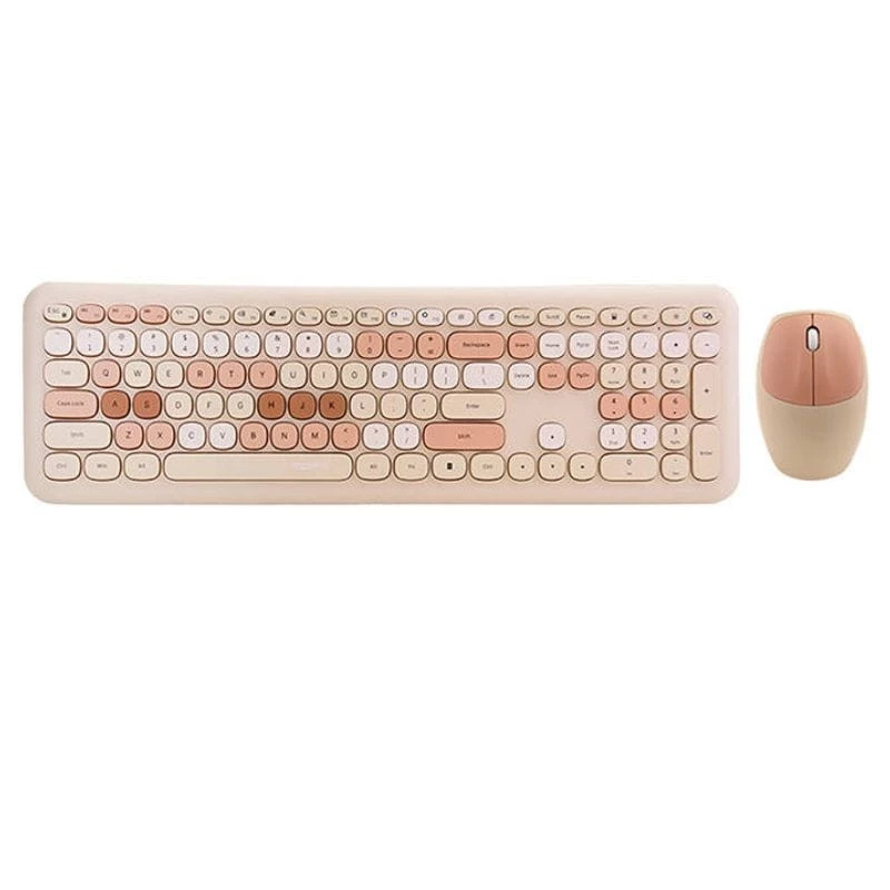MOFII 666 Beige - Kit teclado y ratón