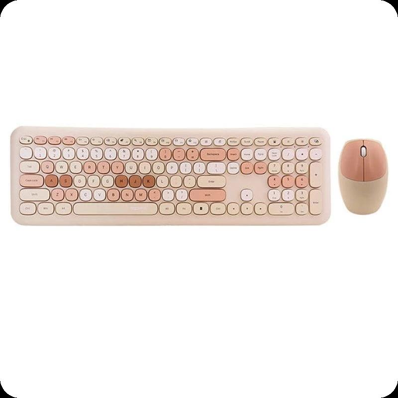 MOFII 666 Beige - Kit teclado y ratón