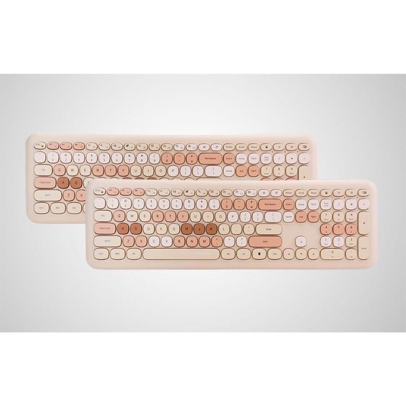 MOFII 666 Beige - Kit teclado y ratón imagen de dos teclados