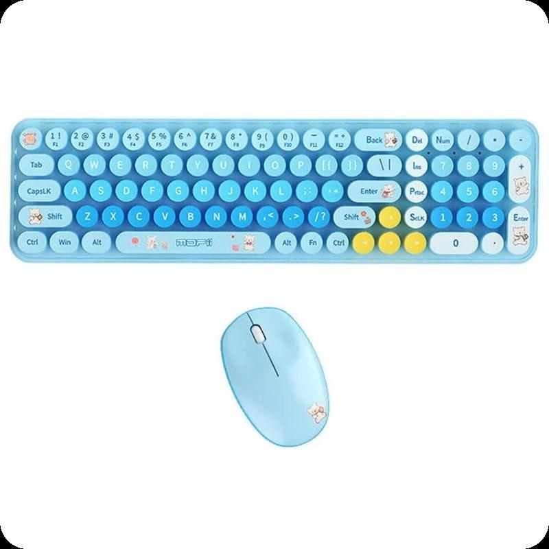 MOFI Baby Bear Azul - Kit teclado y mouse