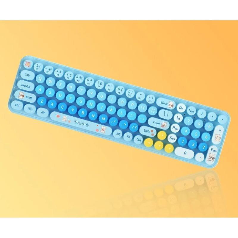 MOFI Baby Bear Azul - Kit teclado y mouse imagen del teclado