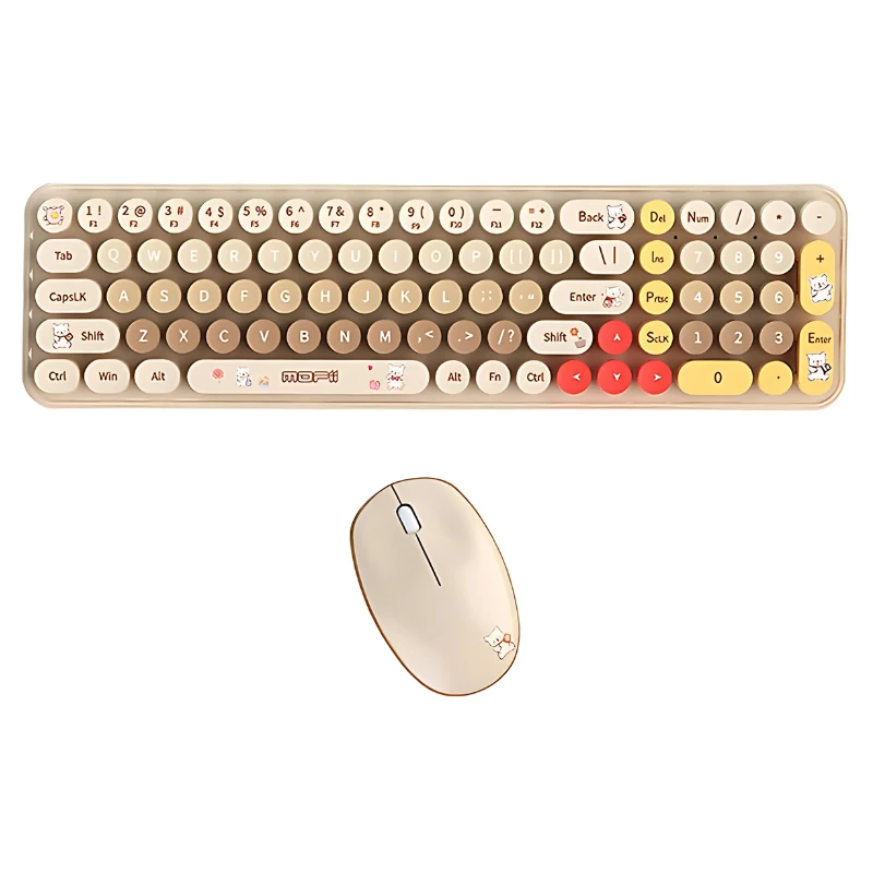 MOFII Baby Bear Beige - Ensemble clavier et souris