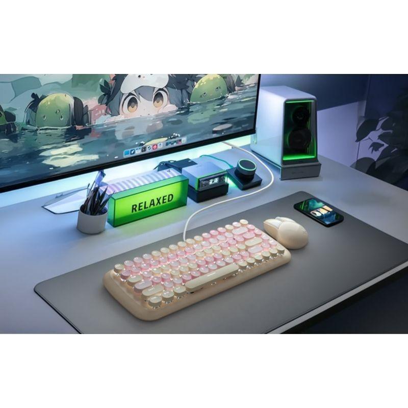 Clavier rétroéclairé MOFII Candy M Crème