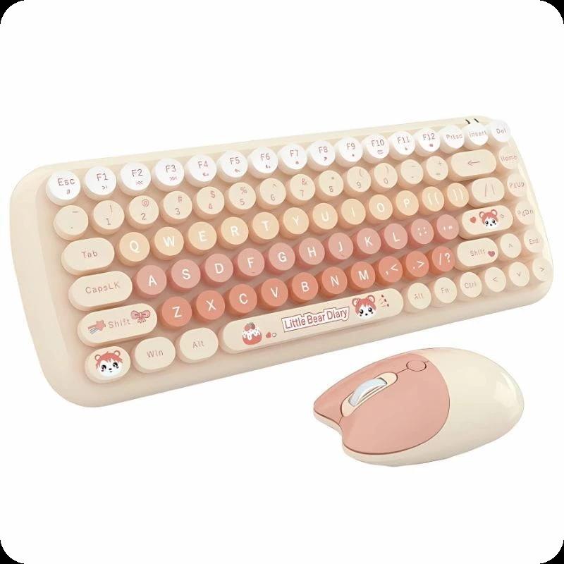 MOFII Candy New 2.4G Naranja - Kit teclado y ratón