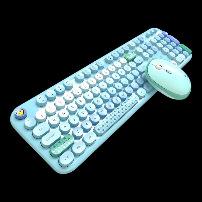 MOFII Lovely Blue - Kit de teclado e rato