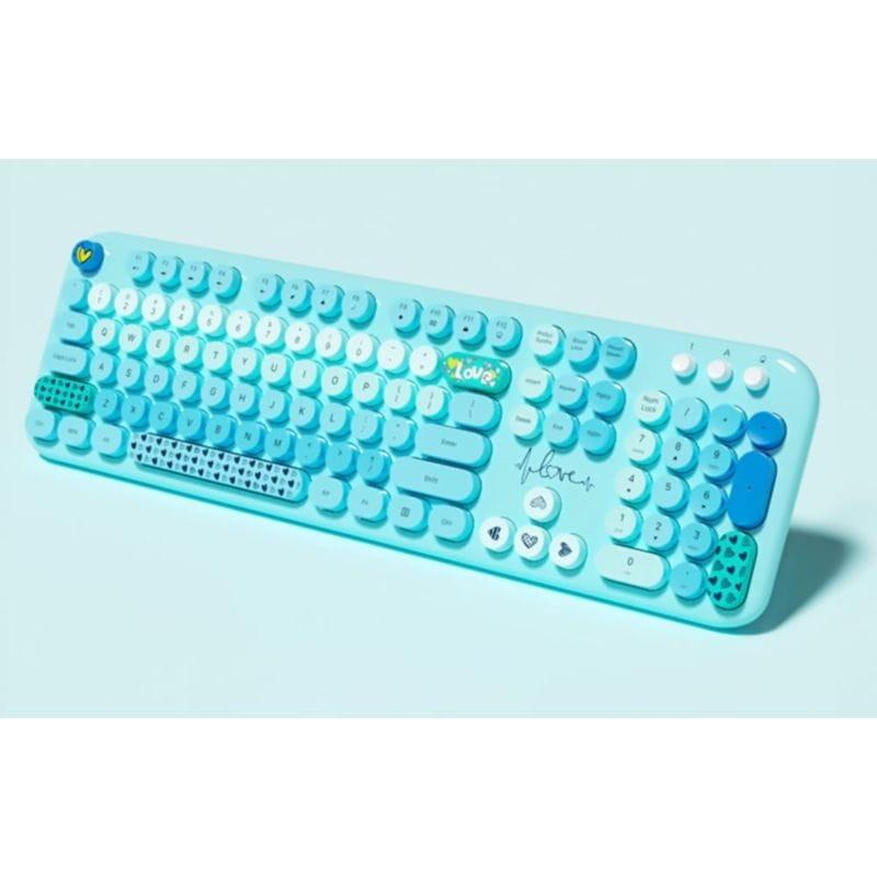 Teclado de membrana do Kit MOFII Lovely Azul